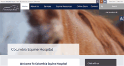 Desktop Screenshot of columbiaequine.com